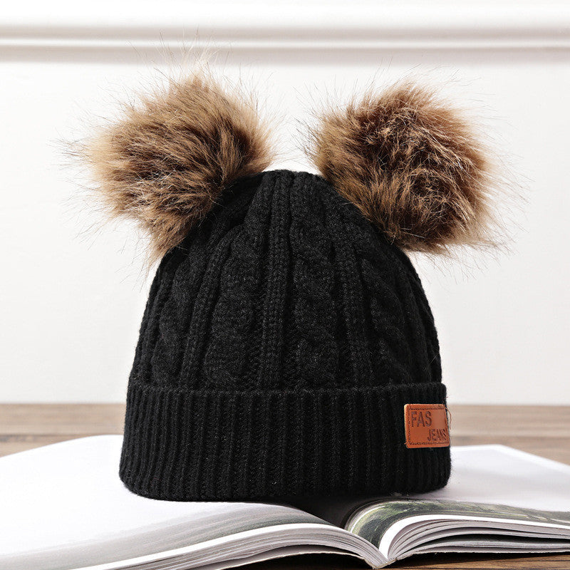Baby Ear Caps, Children's Raccoon Fur Caps - Cindi Book