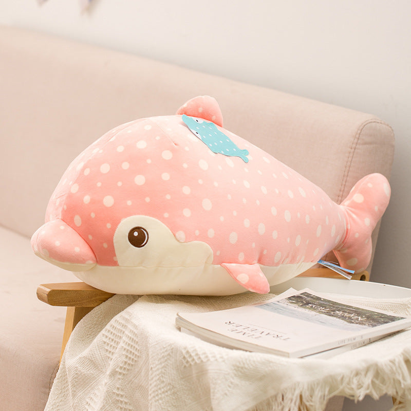 Cute Soft Whale Shark Dolphin Pillow Plush Toy Creative Marine Animal Doll - Cindi Book