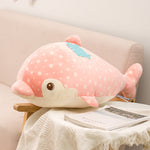 Cute Soft Whale Shark Dolphin Pillow Plush Toy Creative Marine Animal Doll - Cindi Book