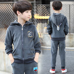Casual children's suit boys autumn clothes - Cindi Book