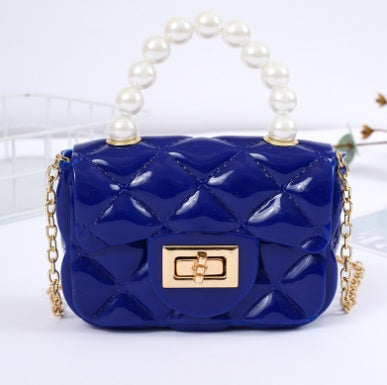 Pearl Hand One-shoulder Crossbody Chain Children's Bags - Cindi Book