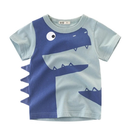 Children's Wear Summer New Korean Children's Boys Cotton T-shirt Men's Treasure In Children's Short Sleeves - Cindi Book
