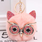 Lovely Owl Plush Doll Kids Favors Fur Ball Key Chain - Cindi Book