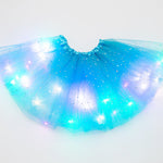 Magical & Luminous  LED Princess Halloween Tutu Skirt Sequins Shiny Skirt - Cindi Book