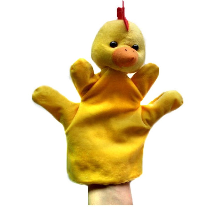 Hand puppet 28 plush toy big hand puppet preschool teaching aid - Cindi Book