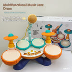 Children's Simulation Jazz Drum Kit Early Education Music Toys - Cindi Book
