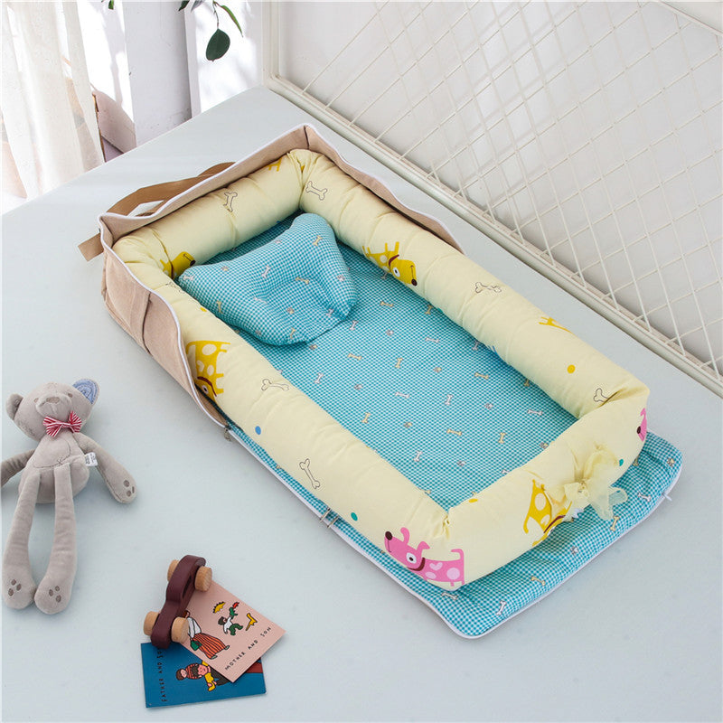Cotton Portable Baby Crib Newborn Foldable - Cindi Book