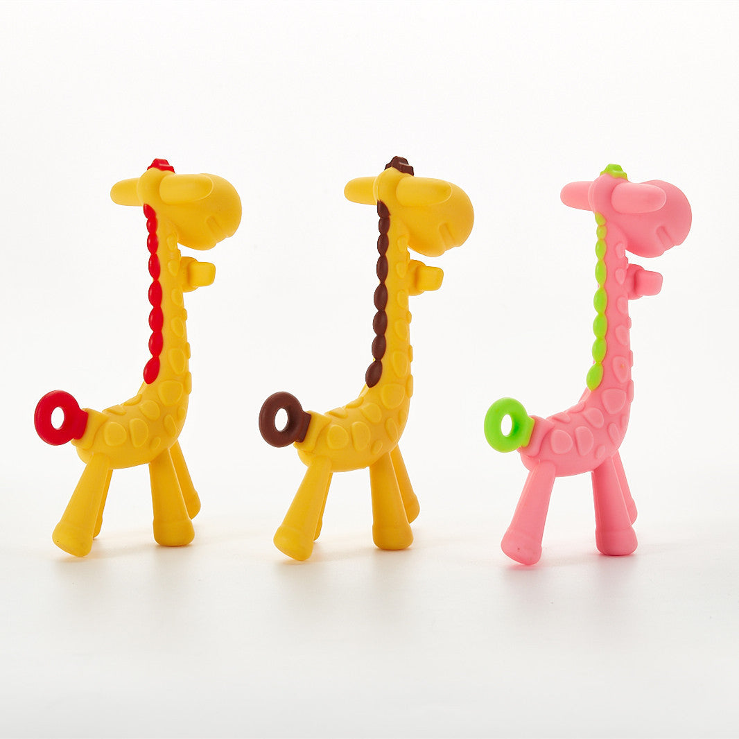 Giraffe Toy for Baby Teether Molar Stick - Cindi Book