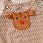 Santa Claus Christmas Tree Girls' Christmas Triangle Rompers - Cindi Book