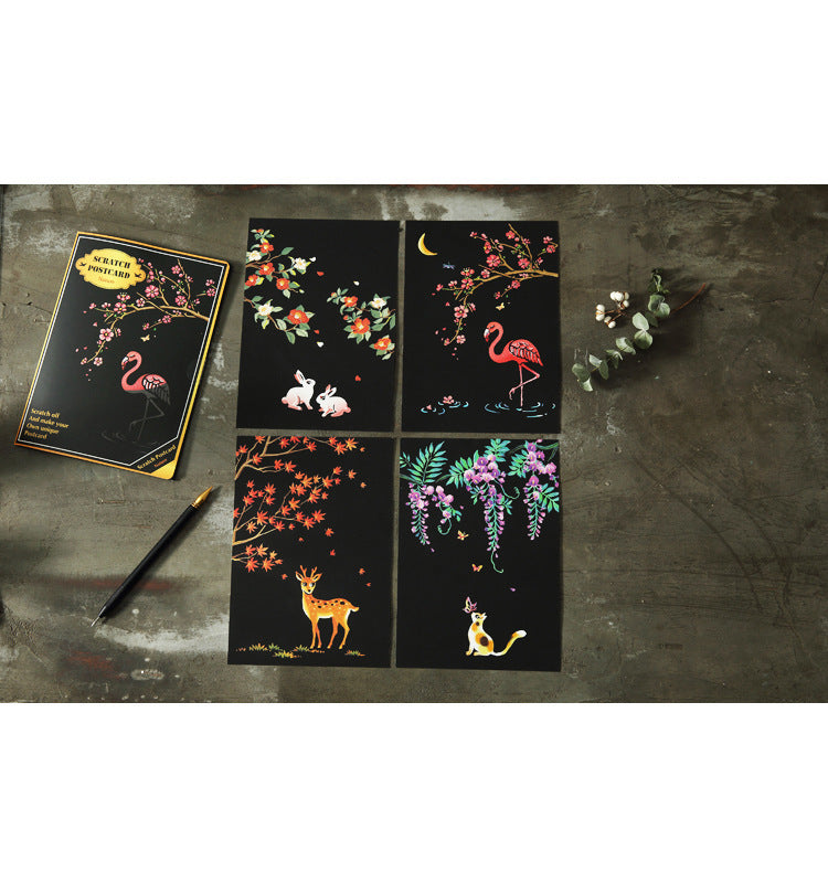 Scratch painting set creative birthday gift - Cindi Book