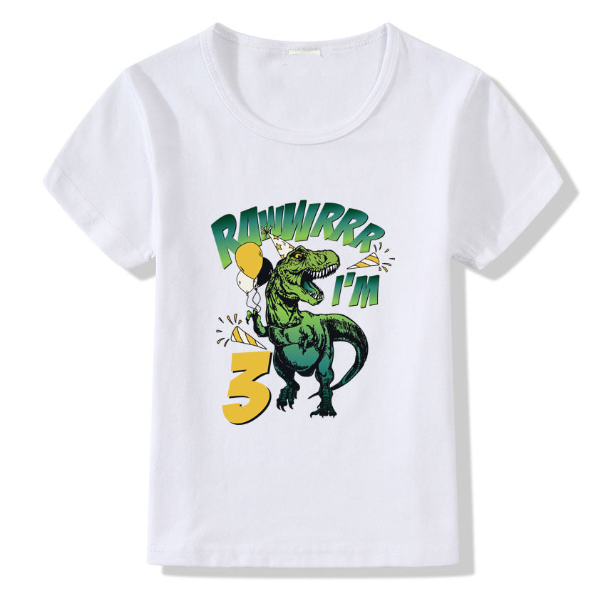 Children's T-shirt Numbers 1-9 Birthday T-shirt - Cindi Book