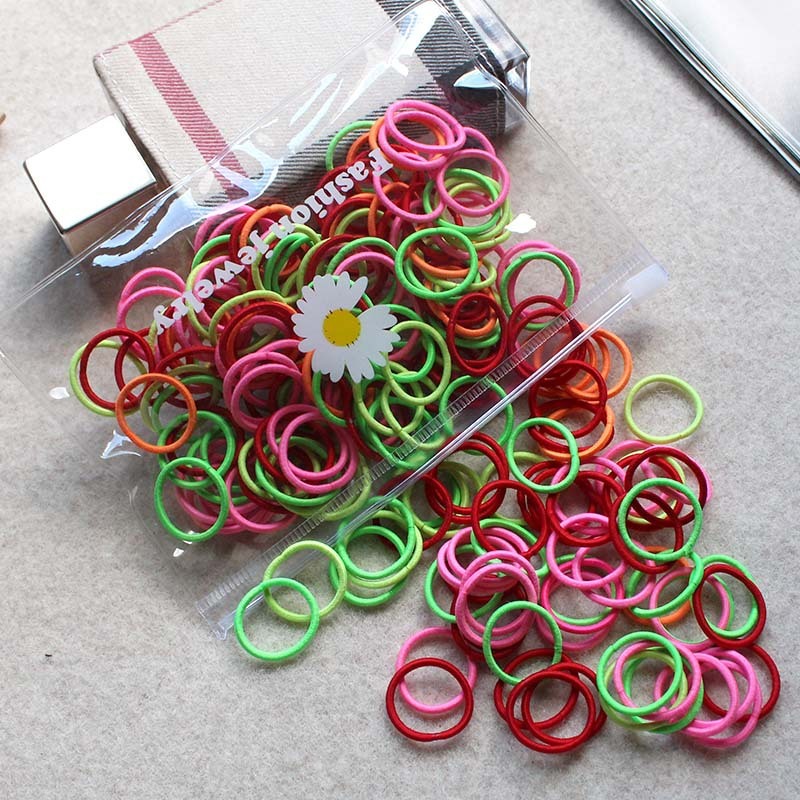 Mini baby finger colored hair loops will not hurt your hair - Cindi Book