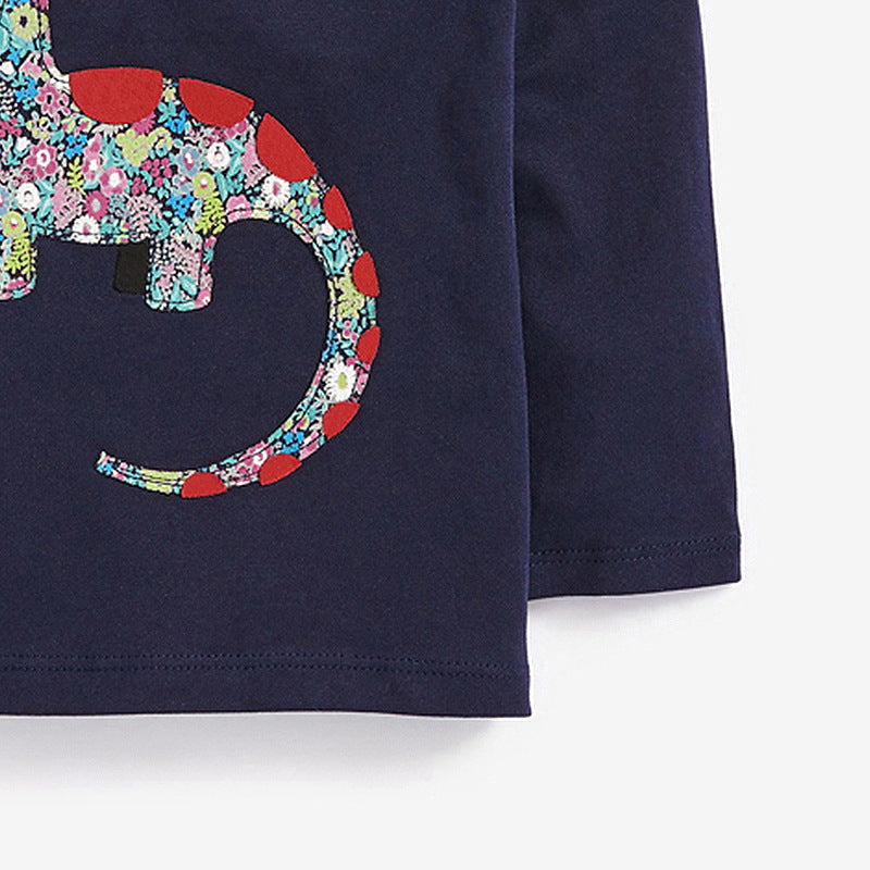 Knitted cotton boy t-shirt - Cindi Book