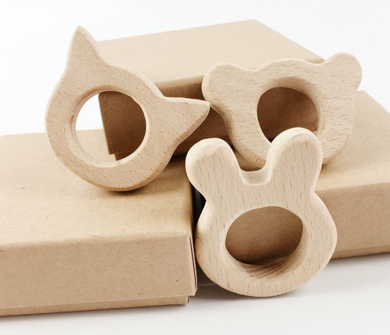 Beech Wood Baby Teethers - Cindi Book