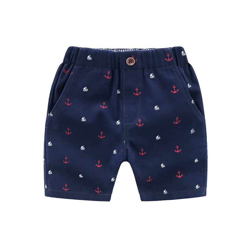 Casual Baby Print Fashion Thin Pants Children Beach Shorts - Cindi Book