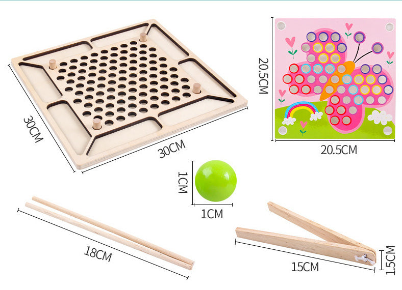 Wooden Fun Children's Early Education Board Game Educational Toys - Cindi Book