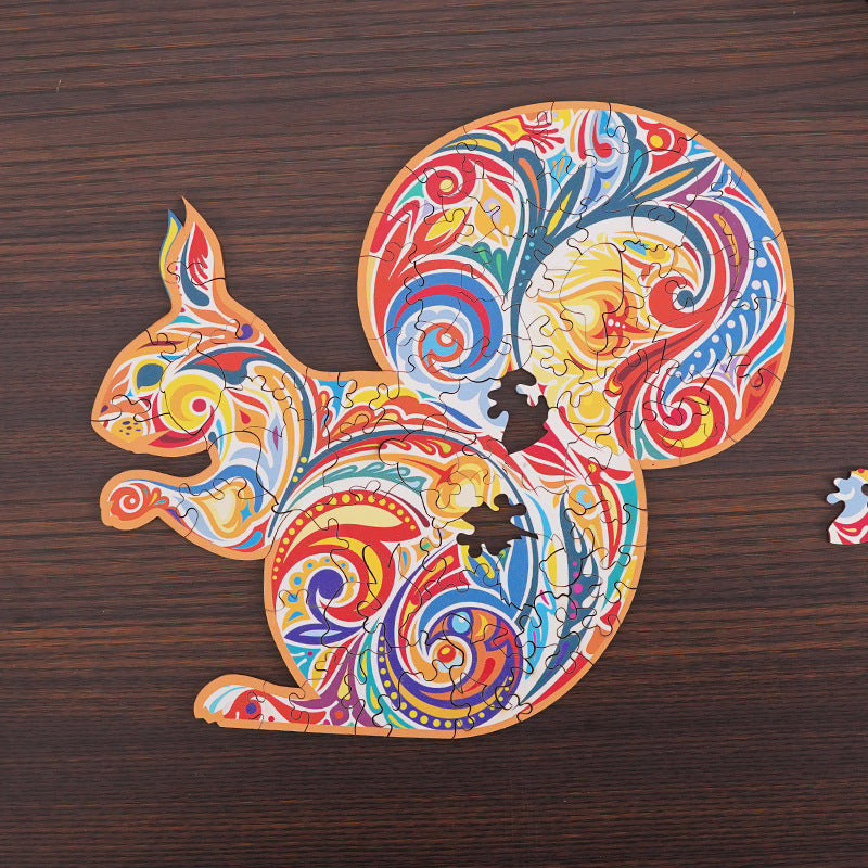 DIY Wooden Puzzles Animal Shaped The Best Christmas Gift Wooden Puzzles - Cindi Book
