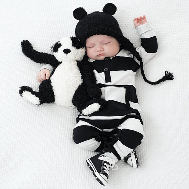 Baby pocket striped bodysuit - Cindi Book