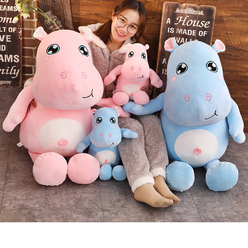 Hippo plush pillow - Cindi Book