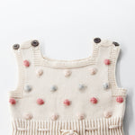 Handmade colorful hair ball baby romper romper - Cindi Book
