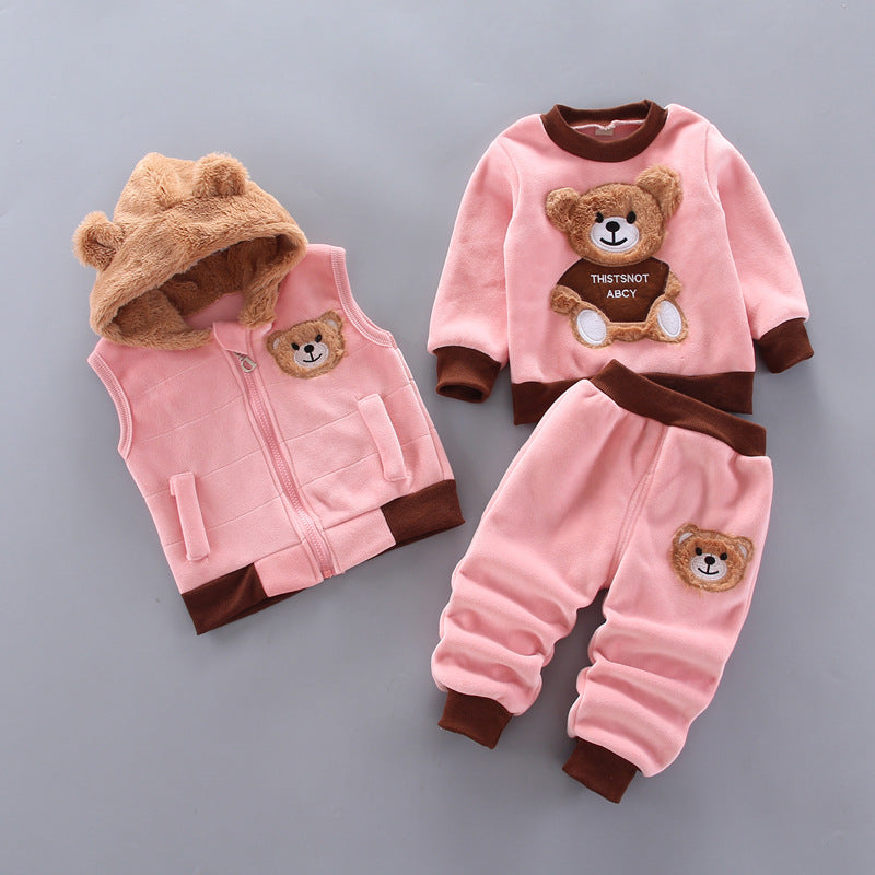 Children's thick three-piece suit - Cindi Book