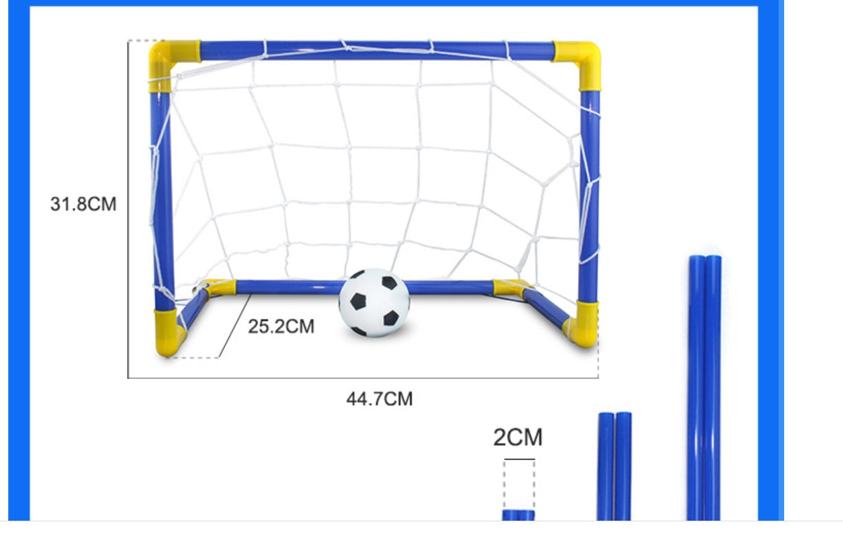 Folding Mini Football Soccer Ball Goal Post Net - Cindi Book
