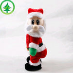 Christmas Decorations Electric Santa Toys Creative Twist Music Santa Claus Dolls - Cindi Book