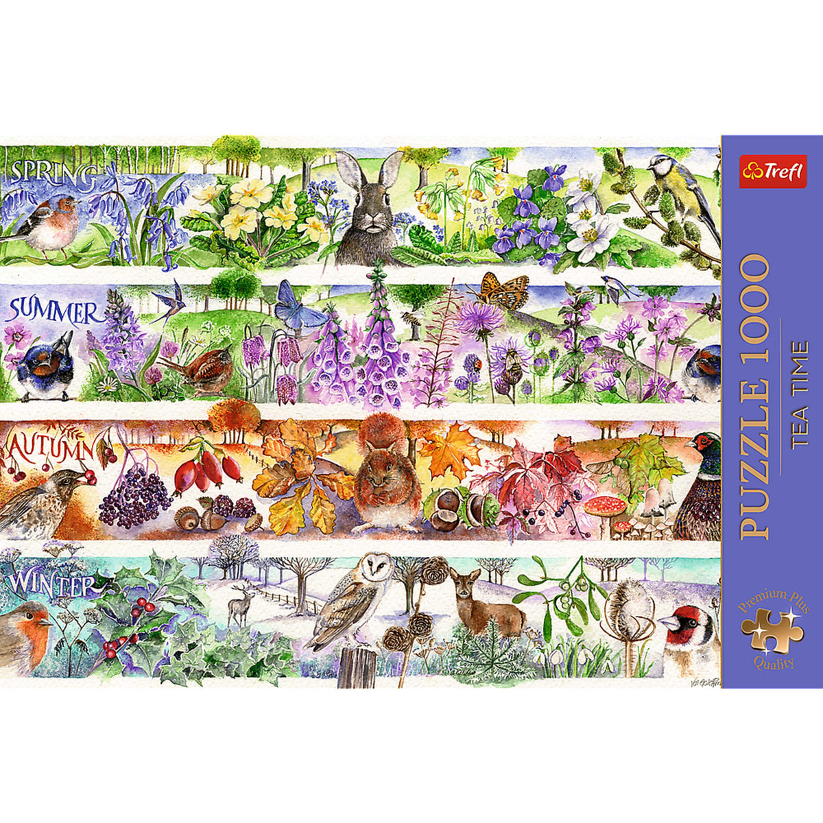 Trefl Premium Plus Tea Time: Four Seasons 1000 Piece Puzzle