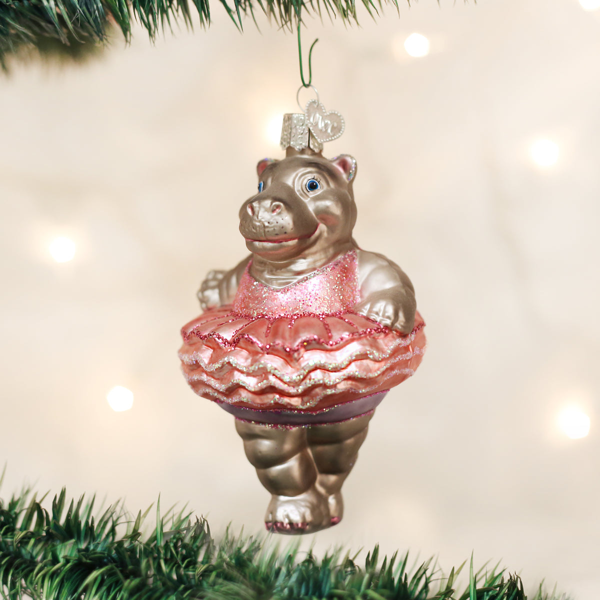 Old World Christmas Twinkle Toes Ornament - hand-blown glass Christmas tree ornament