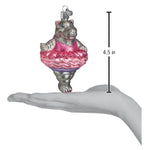 Old World Christmas Twinkle Toes Ornament - hand-blown glass Christmas tree ornament (view 4)