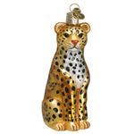 Old World Christmas Leopard Ornament - hand-blown glass Christmas tree ornament (view 3)