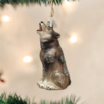 Old World Christmas Howling Wolf Ornament - hand-blown glass Christmas tree ornament