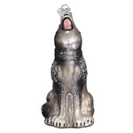 Old World Christmas Howling Wolf Ornament - hand-blown glass Christmas tree ornament (view 4)