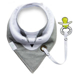 Bib with Pacifier Clip - Cindi Book