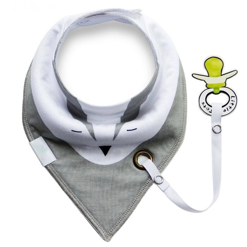Bib with Pacifier Clip - Cindi Book