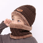 Warm knitted hat children's cap - Cindi Book