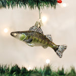 Old World Christmas Walleye Ornament - hand-blown glass Christmas tree ornament
