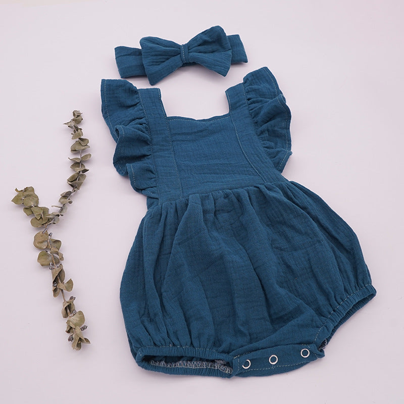 New Baby And Infants Romper Romper Shooting Birthday Dress Children Onesie - Cindi Book