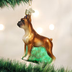Old World Christmas Boxer Ornament - hand-blown glass Christmas tree ornament