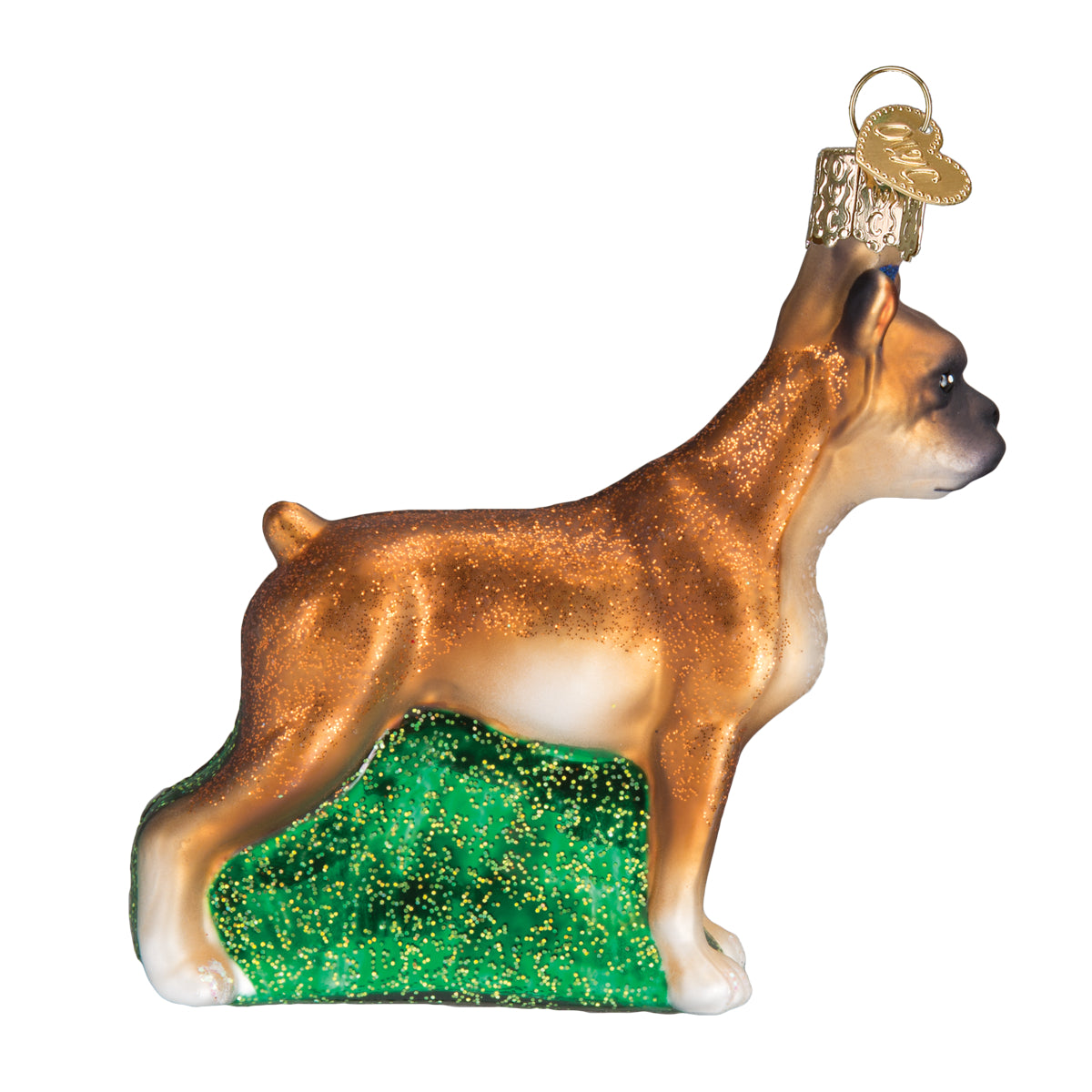 Old World Christmas Boxer Ornament - hand-blown glass Christmas tree ornament (view 4)