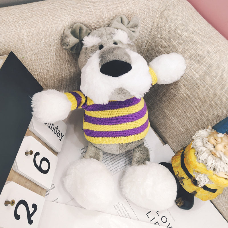 Schnauzer doll cute ins plush toy puppy husky doll - Cindi Book