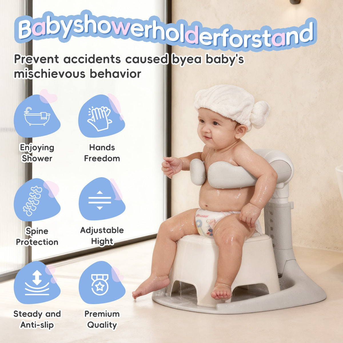 Bath Stand Foldable Bathing Stand For Babies And Toddlers - Cindi Book