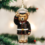Old World Christmas Marine Bear Ornament - hand-blown glass Christmas tree ornament