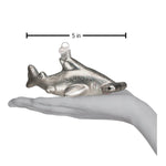 Old World Christmas Hammerhead Shark - hand-blown glass Christmas tree ornament (view 5)