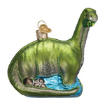 Old World Christmas Brontosaurus Ornament - hand-blown glass Christmas tree ornament (view 3)