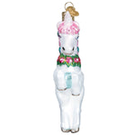 Old World Christmas Prancing Unicorn Ornament - hand-blown glass Christmas tree ornament (view 5)