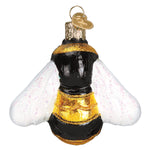 Old World Christmas Bumblebee Ornament - hand-blown glass Christmas tree ornament (view 3)