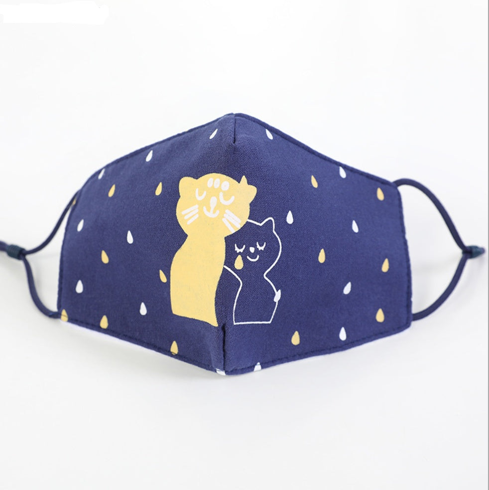 Kid Carton Cotton Facial Mask Adult Mask - Cindi Book