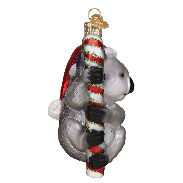 Old World Christmas Christmas Koala Ornament - hand-blown glass Christmas tree ornament (view 5)