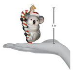 Old World Christmas Christmas Koala Ornament - hand-blown glass Christmas tree ornament (view 6)